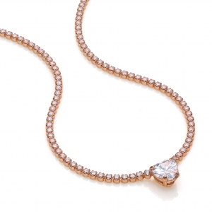 Collana in Argento con zirconi